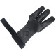 Перчатка для стрельбы из лука Centershot (черная кожа)